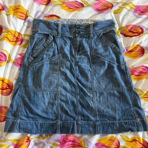 GAP Denim Midi Skirt